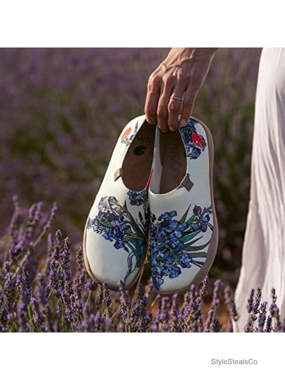 Women's Casual Loafers Travel Painted Walking Slip On Lightweight Comfortable